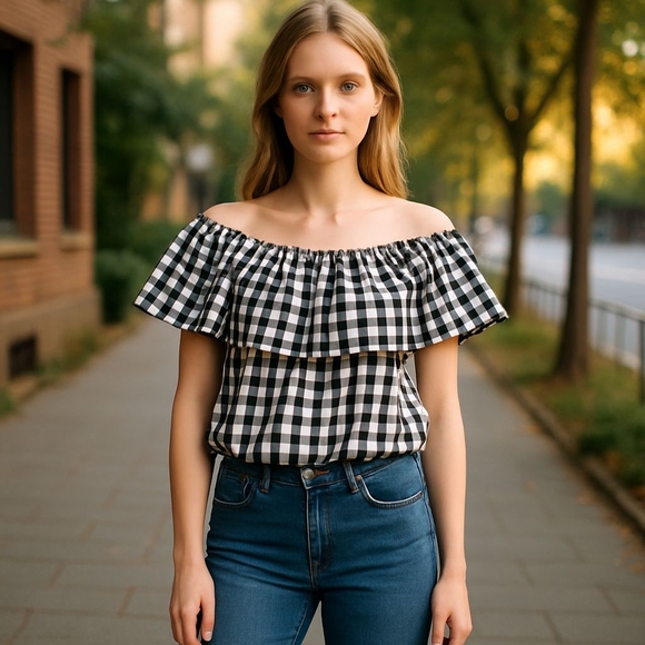 Guess Tops - Guess Gingham Top